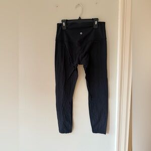 Lululemon Wunder Under High Rise Black Leggings Size 8